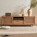 Moderner TV-Schrank, aus Holz, Farbe: hellbraun