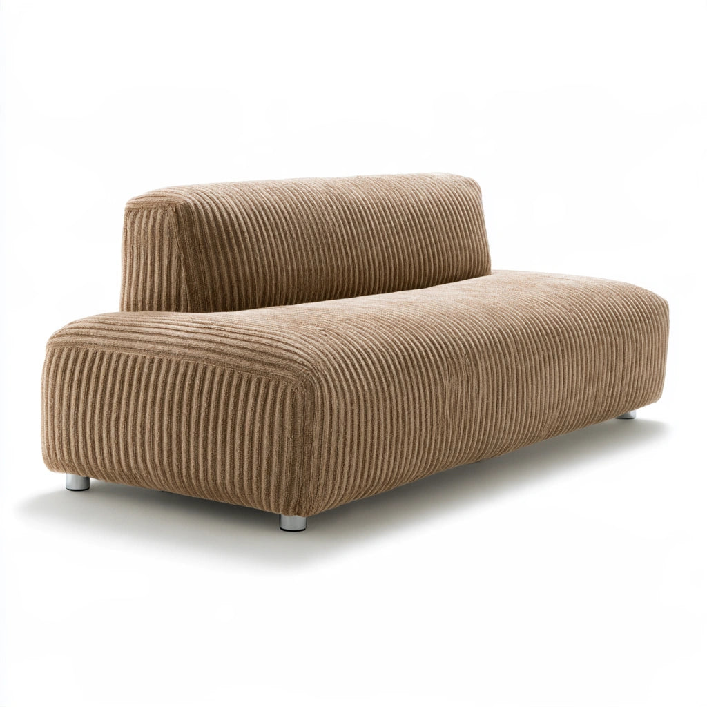 Schutzbezug für Sofa, mit klarer Formgebung, Farbe: hellbraun