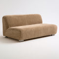 Schutzbezug für Sofa, mit klarer Formgebung, Farbe: hellbraun