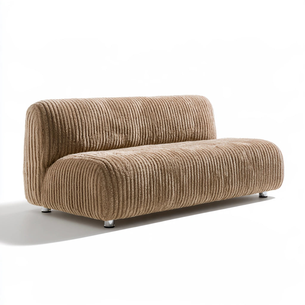 Schutzbezug für Sofa, mit klarer Formgebung, Farbe: hellbraun