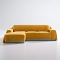 Modulares Ecksofa, mit klarer Formgebung, Farbe: hellgrau